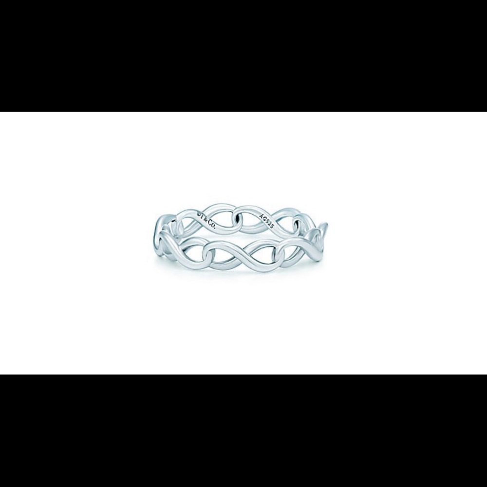 Tiffany & Co. Sterling Silver Infinity Band Ring